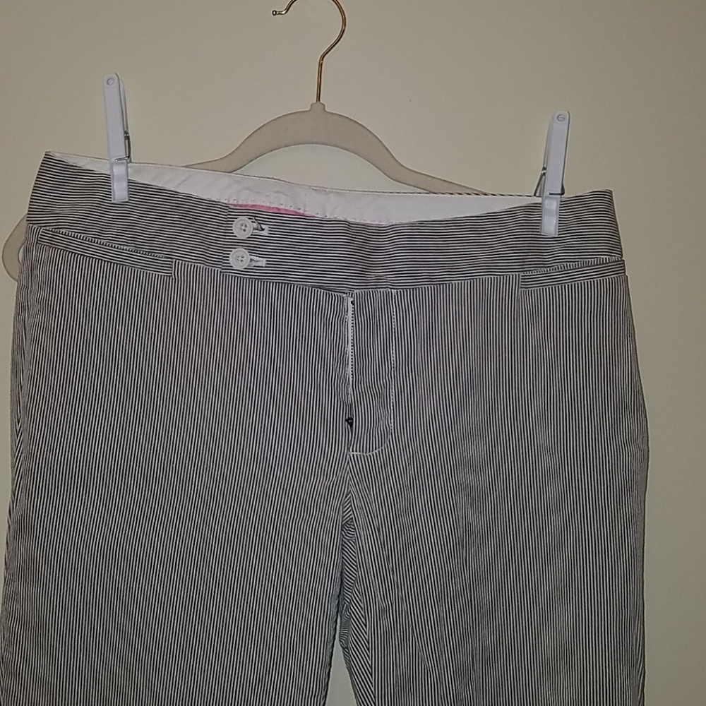 GAP Modern Fit Flare Striped Pants - Picture 2 of 6